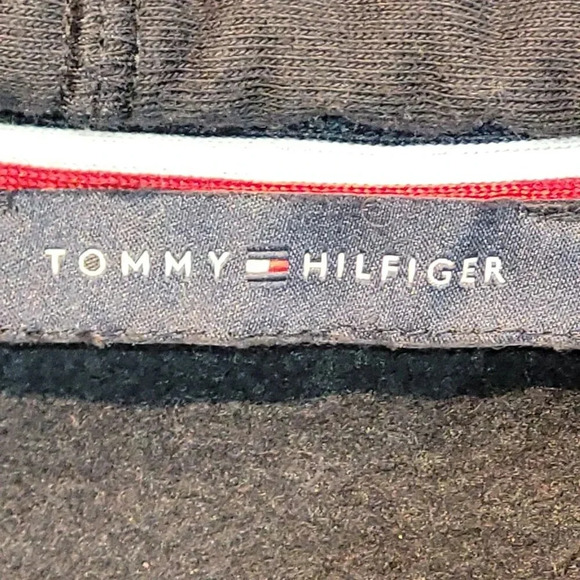 Tommy Hilfiger Women's L Sleeve Navy/Plaid Layered Look Sweatshirt Hoodie SIZE? - Picture 3 of 12